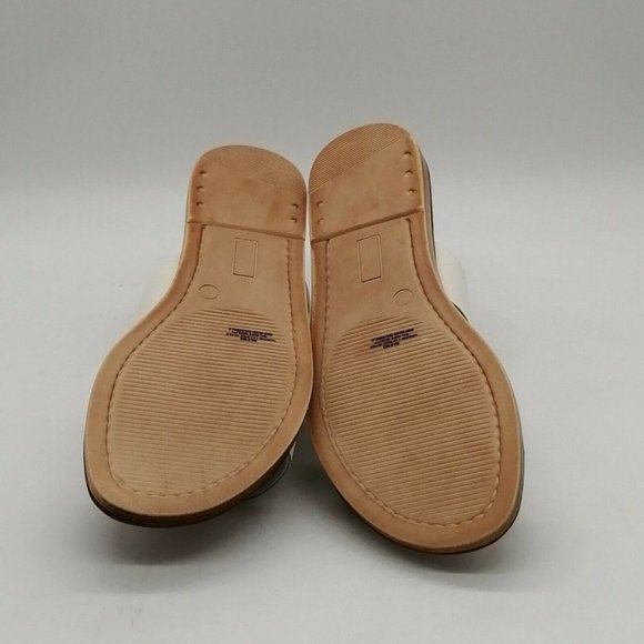 Bella Vita‎ Womens Lea Slide Sandals White Leather Double Straps Wedge 6.5WW NEW - Picture 4 of 10